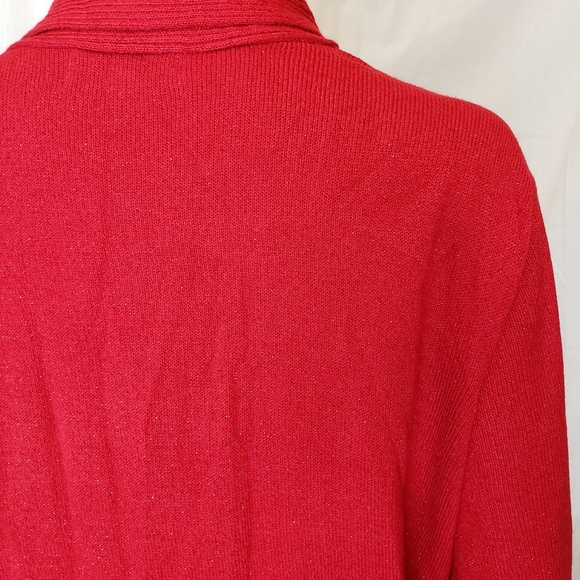 Sag Harbor | Bright Red Cardigan - Picture 5 of 8
